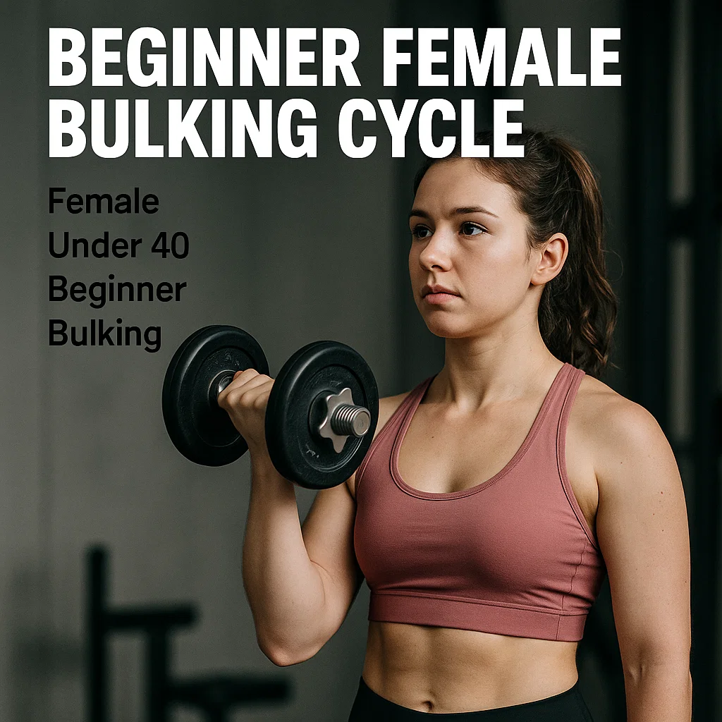 beginner female bulking cycle