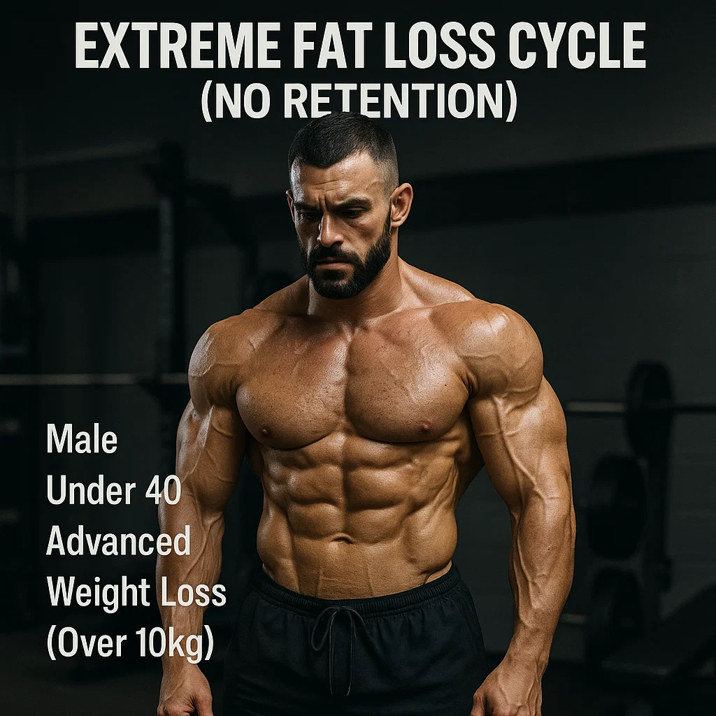 extreme fat loss cycle (no retention)