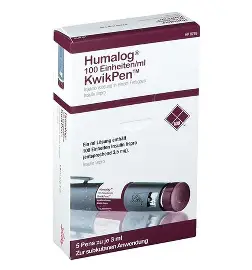 humalog kwikpen 100iu/ml