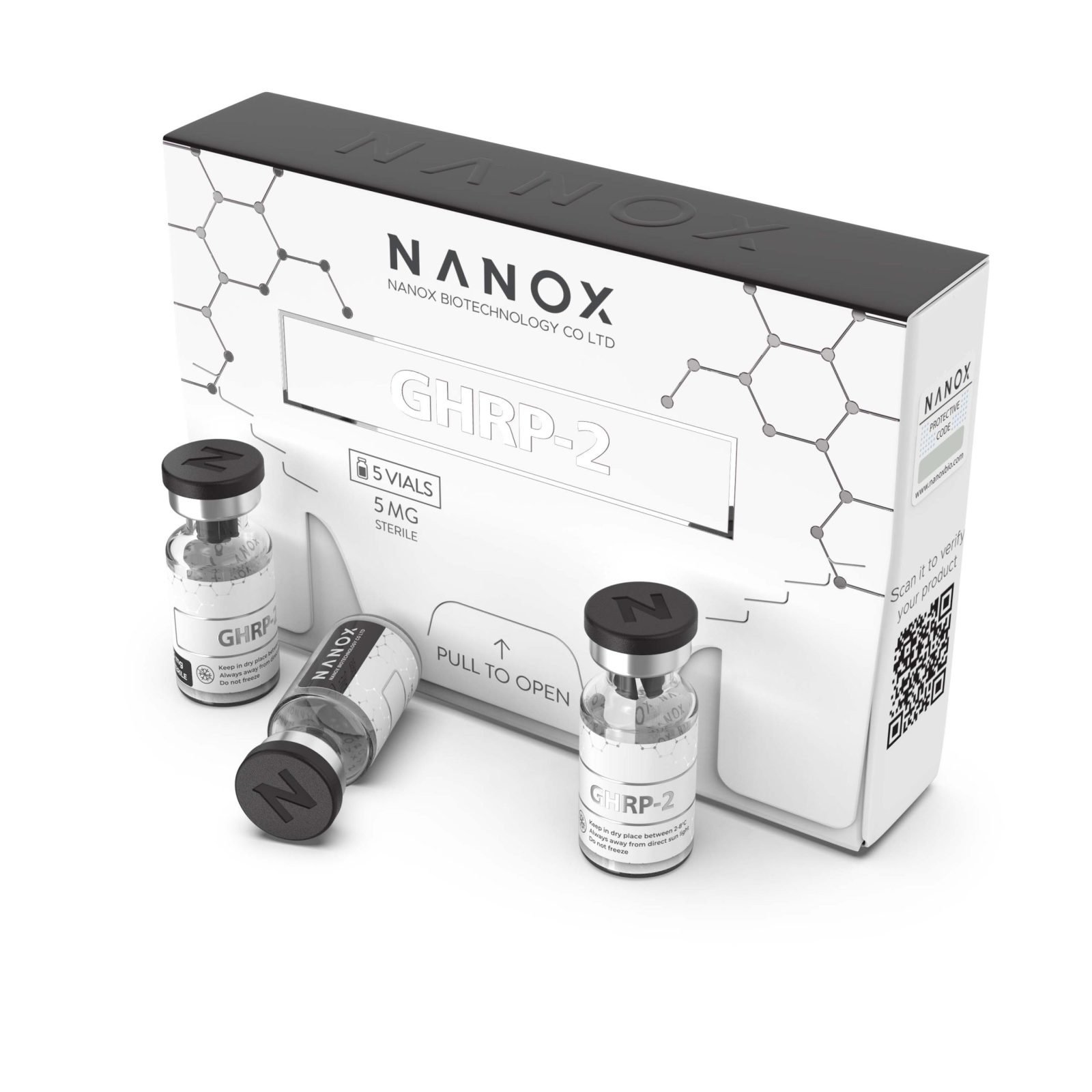 ghrp 2 5 vials x 5mg nanox