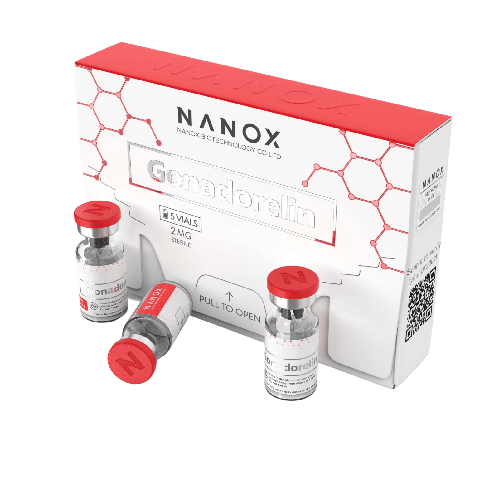gonadorelin, 5 vials x 2mg nanox